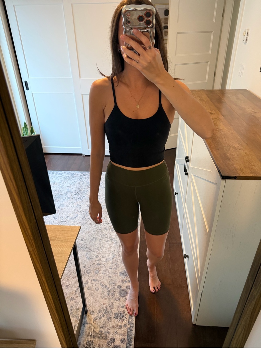 Black Women’s Crop Workout Top